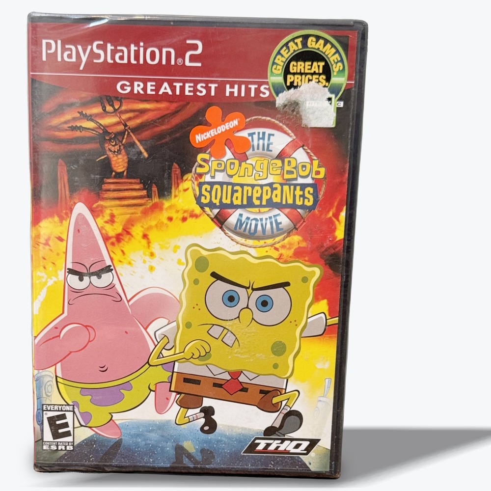 The SpongeBob SquarePants Movie Video Game PS2 PlayStation 2 THQ New Sealed